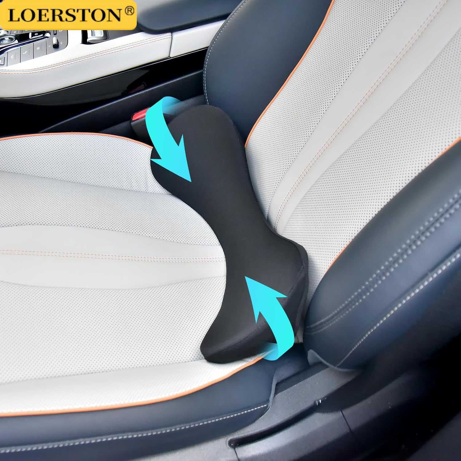 Memory Foam Car Neck Pillow Lumbar Support - وسادة ظهر متعددة الأغراض لدعم أسفل