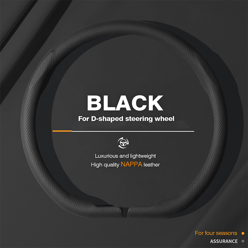 Car Steering Wheel Cover Anti Slip Breathable - أغطية عجلة القيادة المتوافقة مع سيارات