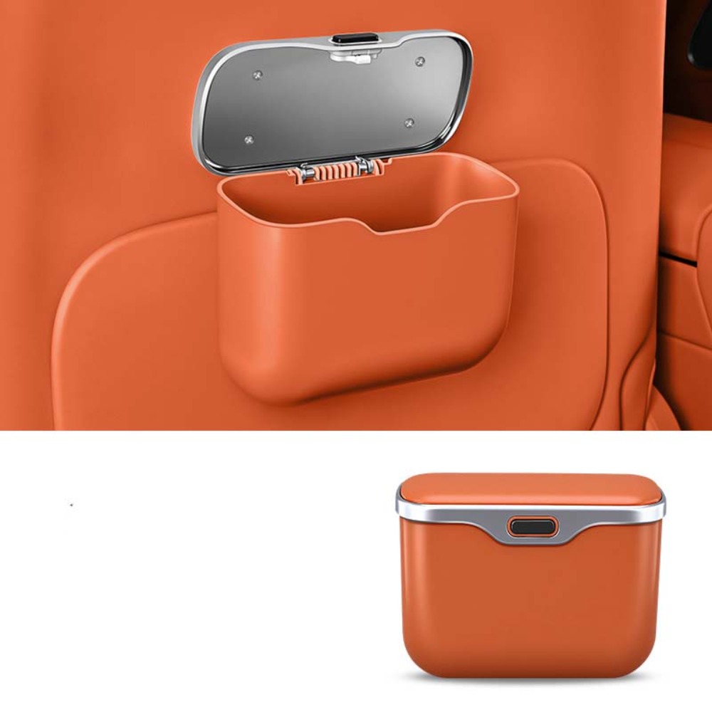 Waterproof Car Trash Can With Lid - سلة مهملات السيارة متعددة الوظائف مع