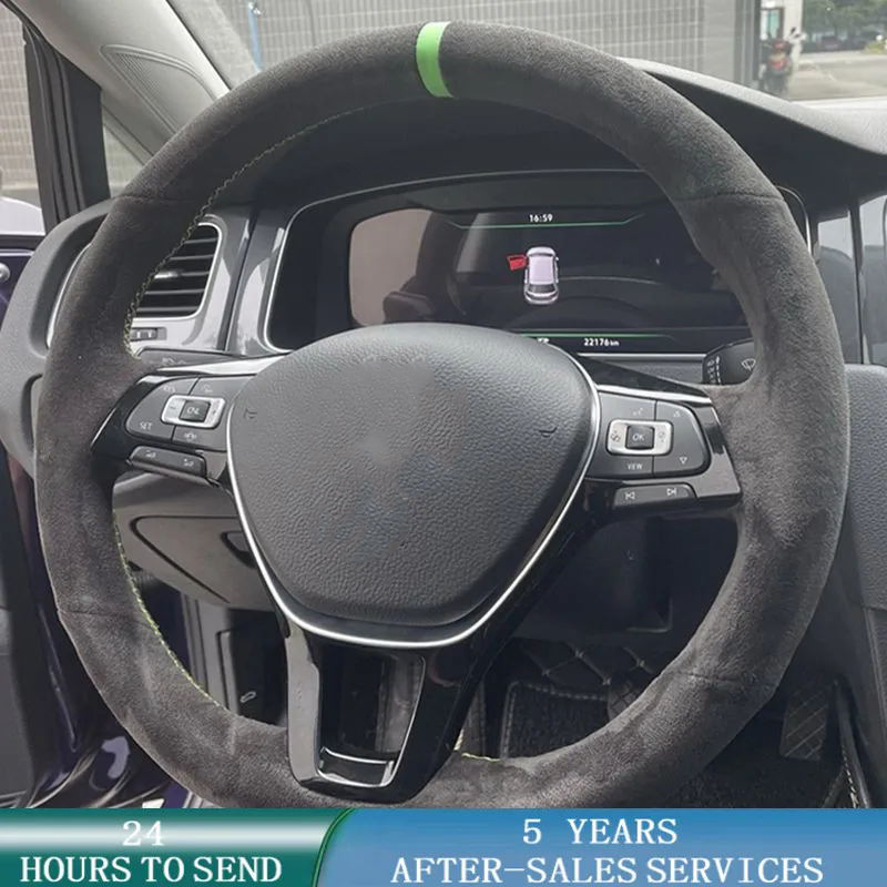 Car Steering Wheel Cover Anti Slip Breathable - تخصيص عجلة توجيه سيارة غطاء المضادة