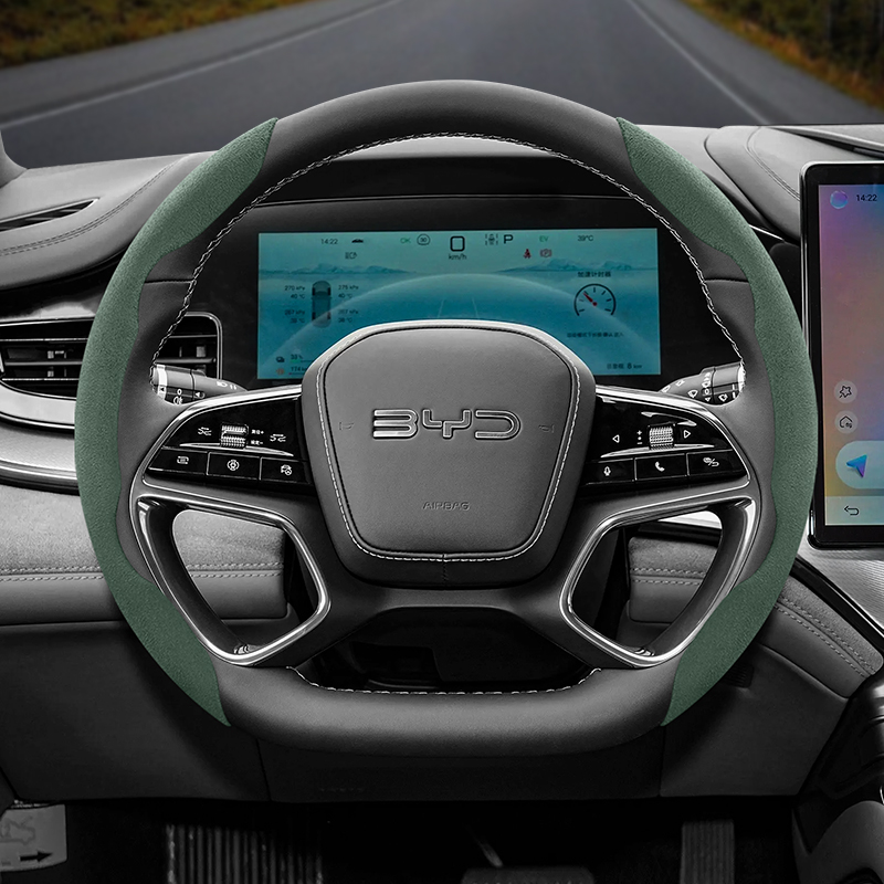 Car Steering Wheel Cover Anti Slip Breathable - مناسبة ل Byd المضادة للانزلاق مشبك