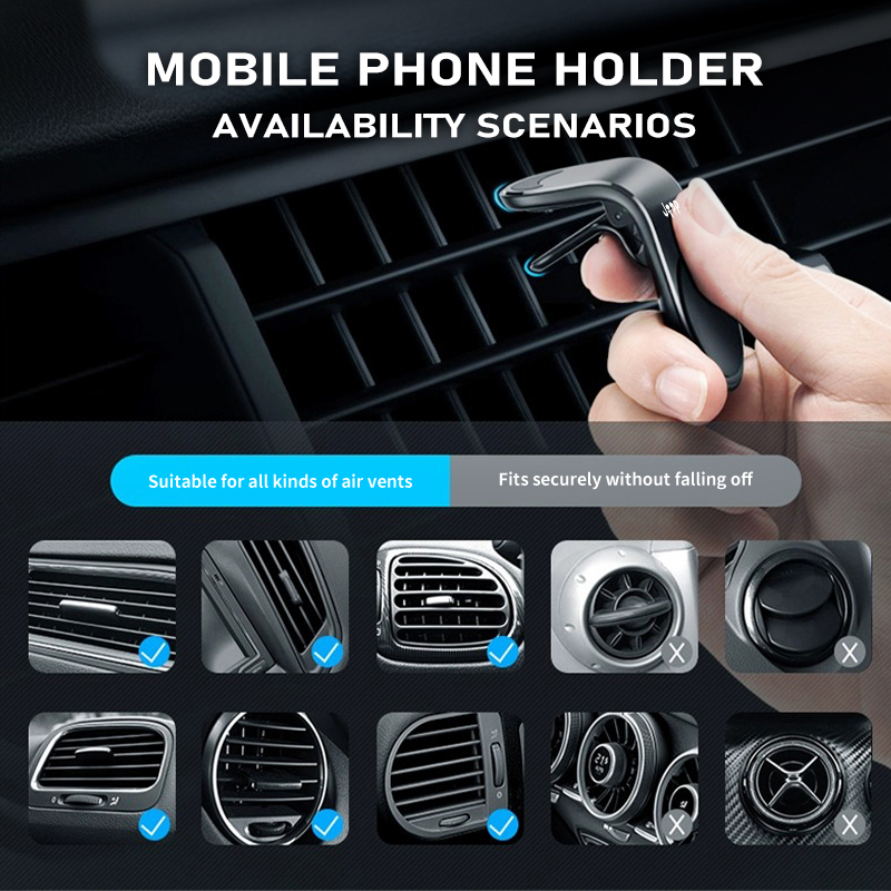 مشبك تنفيس هواء مغناطيسي للسيا - مراجعة Magnetic Phone Holder For Car Vent وسعره
