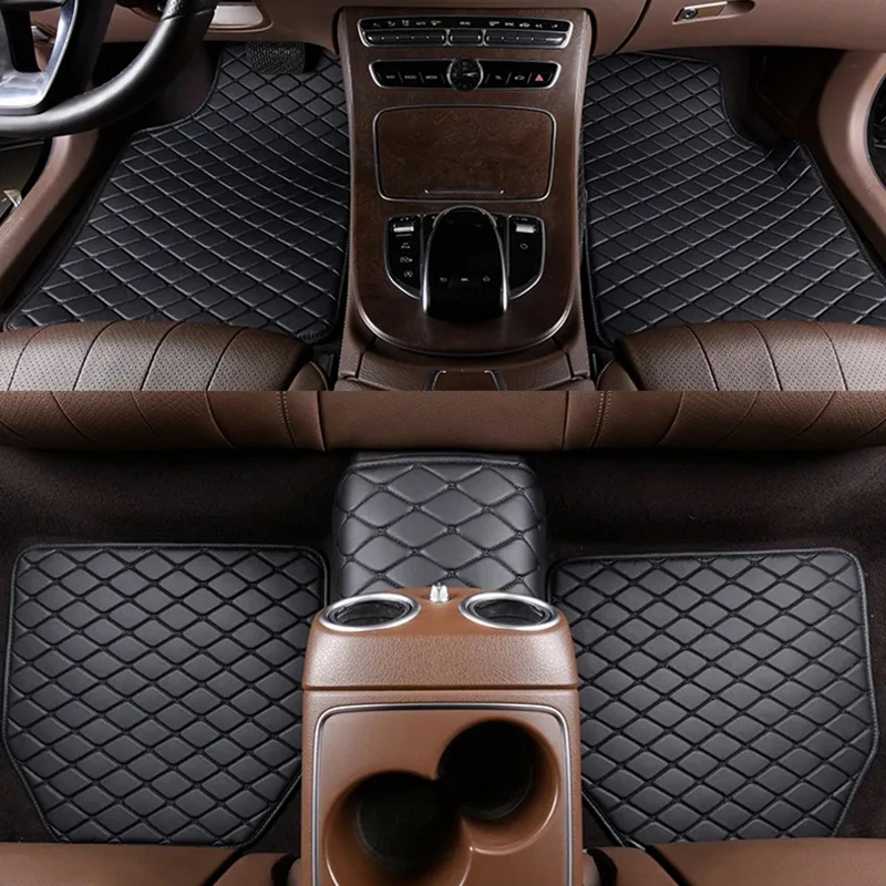 سجادات أرضية للسيارة 5 قطع عال - مراجعة Car Floor Mats Universal Waterproof Leather وسعره