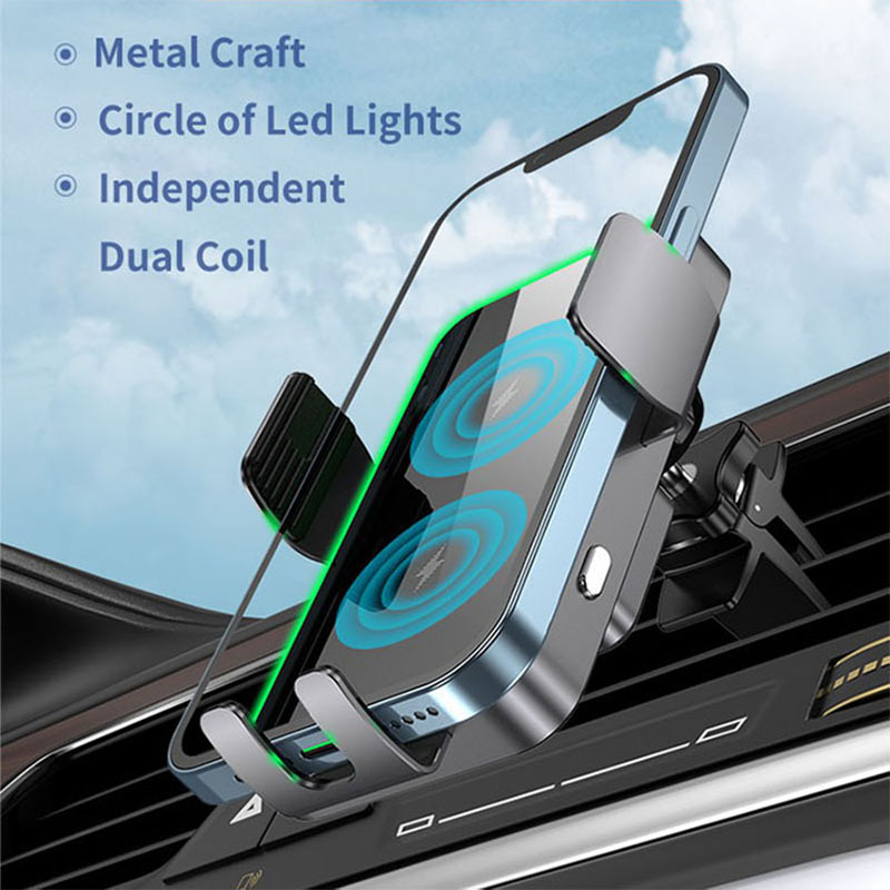 شاحن لاسلكي Qi2 مع حامل هاتف ل - مراجعة Wireless Car Charger Mount Fast Charging وسعره