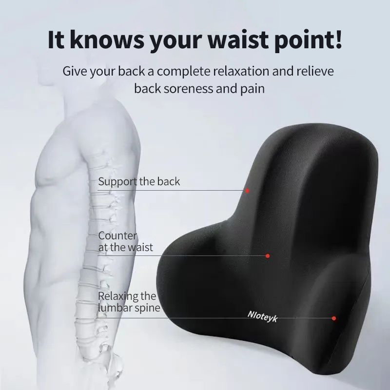 وسادة رقبة السيارة رغوة الذاكر - مراجعة Memory Foam Car Neck Pillow Lumbar Support وسعره