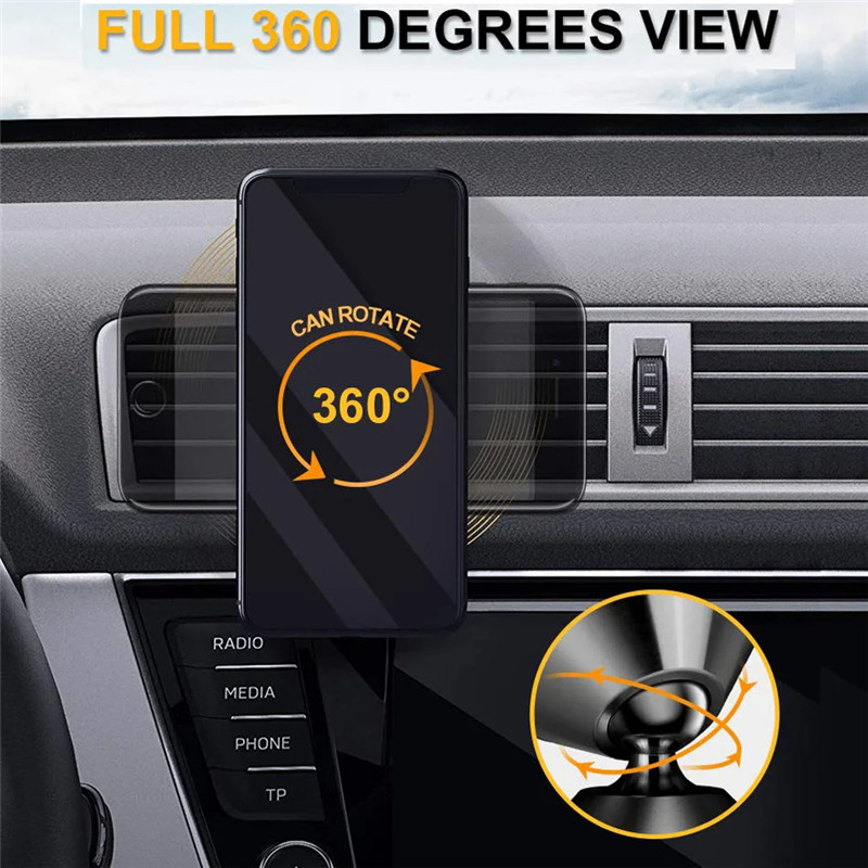 حامل هاتف مغناطيسي عالمي للسيا - مراجعة Magnetic Phone Holder For Car Vent وسعره