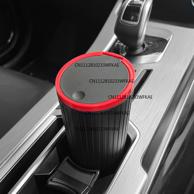 سلة مهملات للسيارة، حاوية تخزي - مراجعة Waterproof Car Trash Can With Lid وسعره