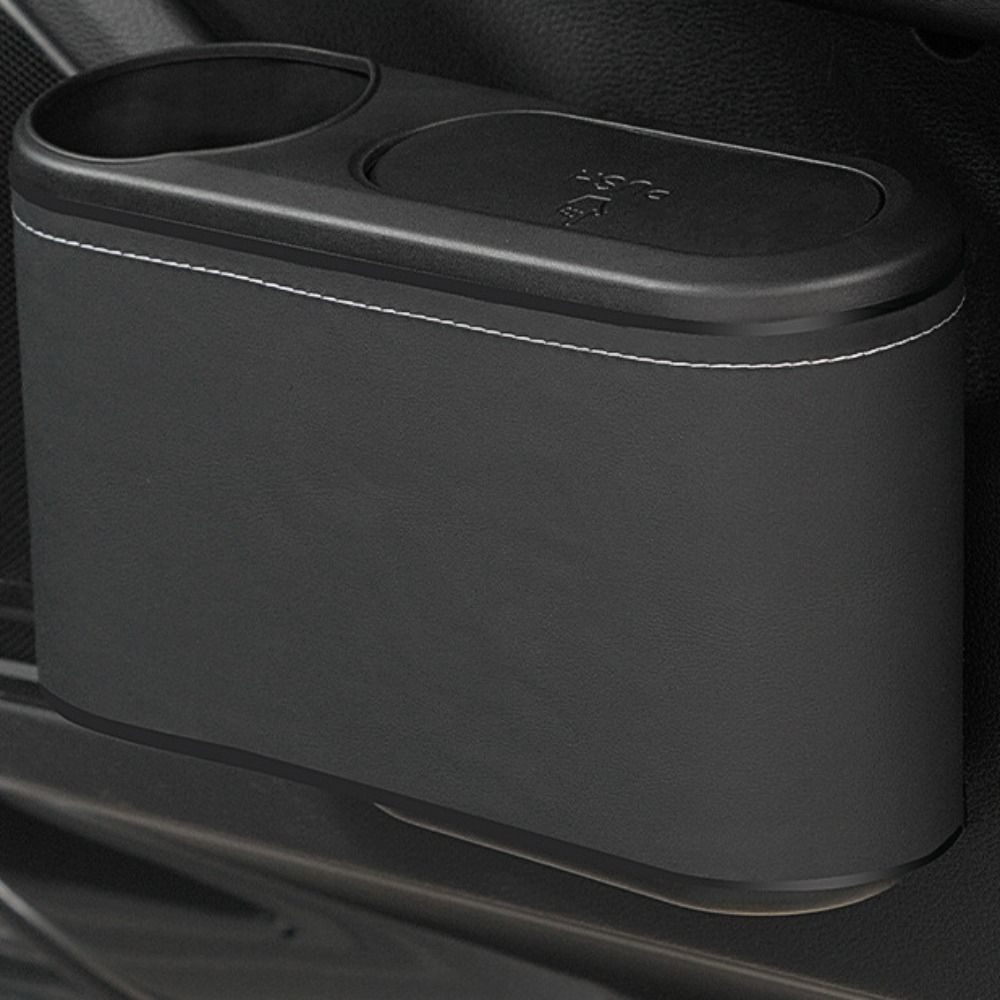 صندوق تخزين متعدد الوظائف للسي - مراجعة Waterproof Car Trash Can With Lid وسعره