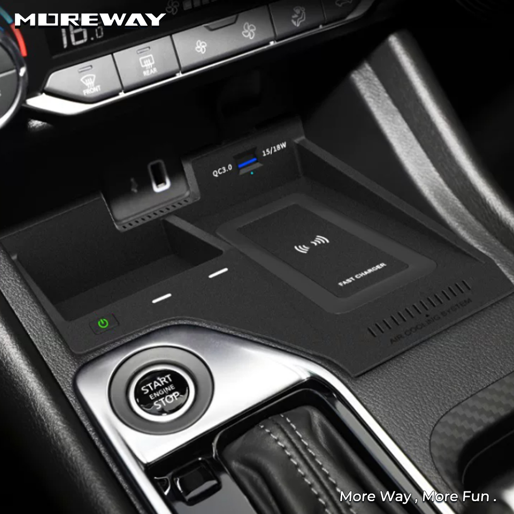 حامل هاتف للسيارة مع شاحن لاسل - مراجعة Wireless Car Charger Mount Fast Charging وسعره