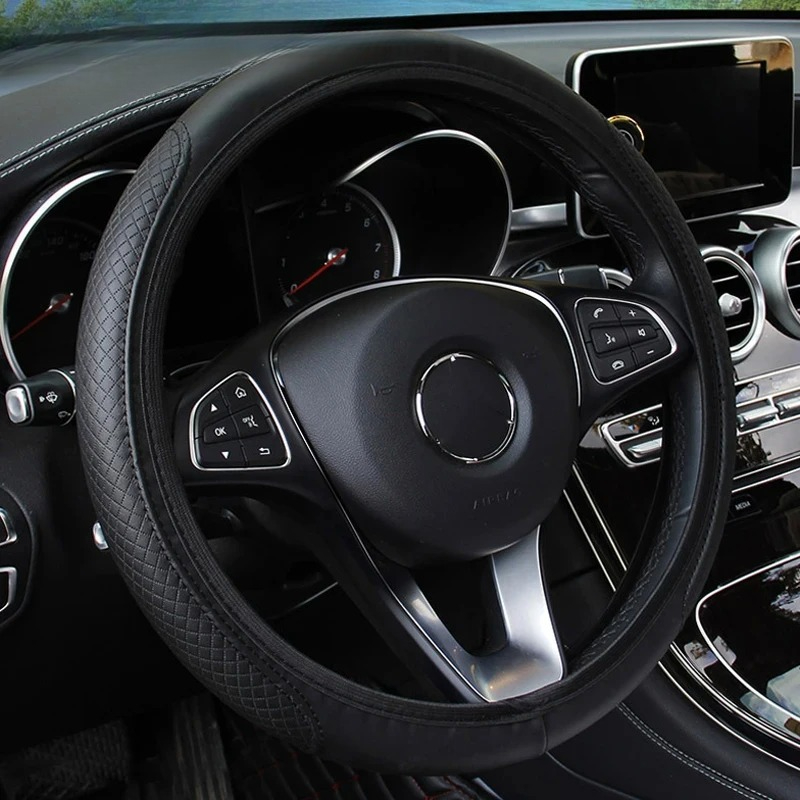 غطاء عجلة قيادة السيارة مضاد ل - مراجعة Car Steering Wheel Cover Anti Slip Breathable وسعره