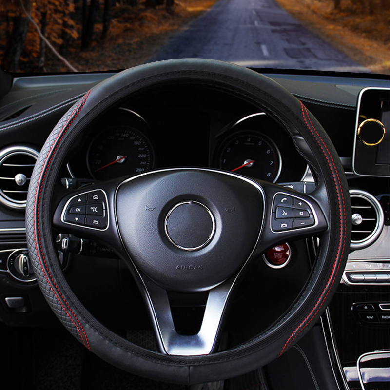 غطاء عجلة قيادة السيارة مضاد ل - مراجعة Car Steering Wheel Cover Anti Slip Breathable وسعره