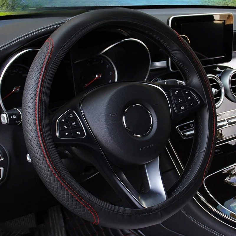 غطاء عجلة قيادة السيارة مضاد ل - مراجعة Car Steering Wheel Cover Anti Slip Breathable وسعره