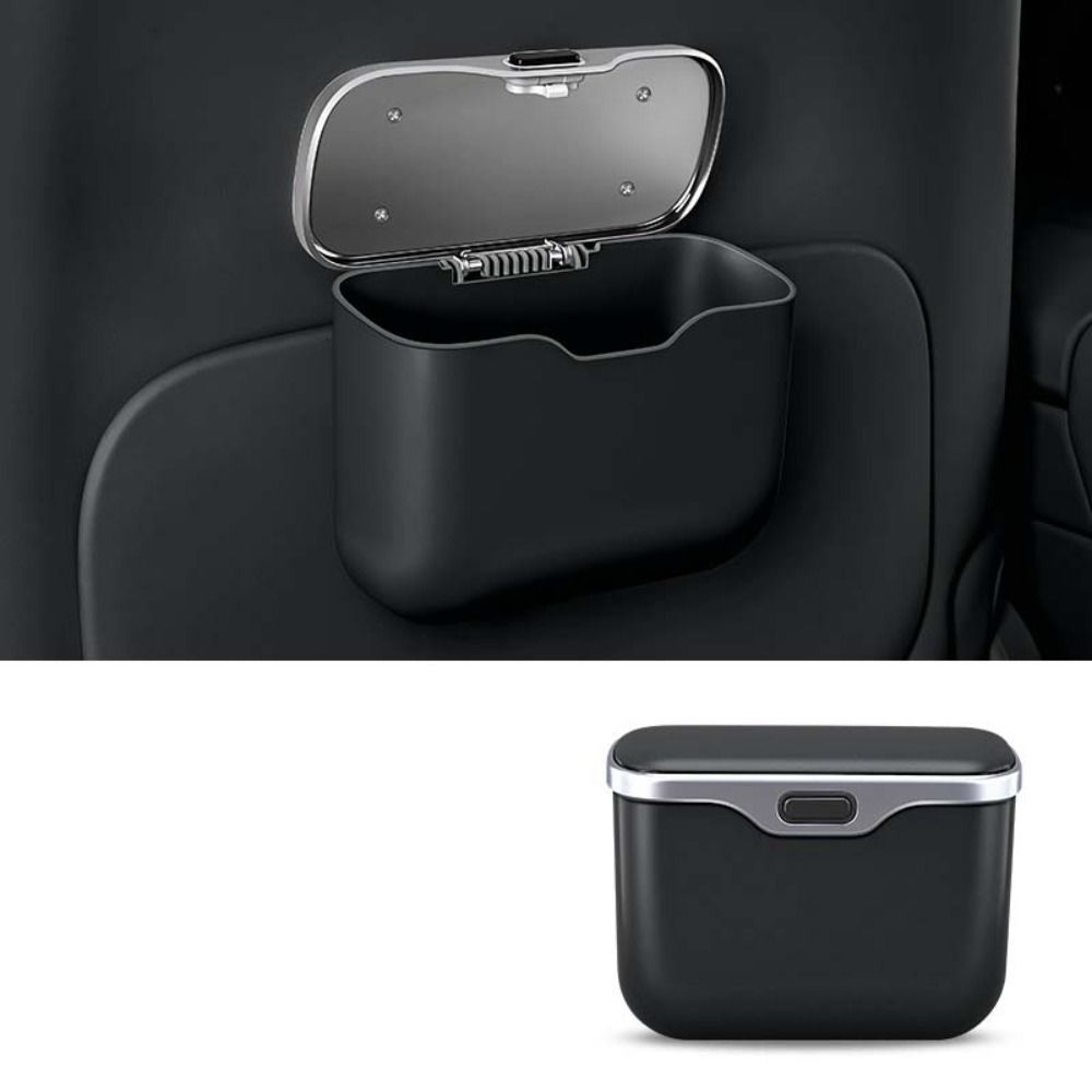 سلة مهملات السيارة متعددة الوظ - مراجعة Waterproof Car Trash Can With Lid وسعره