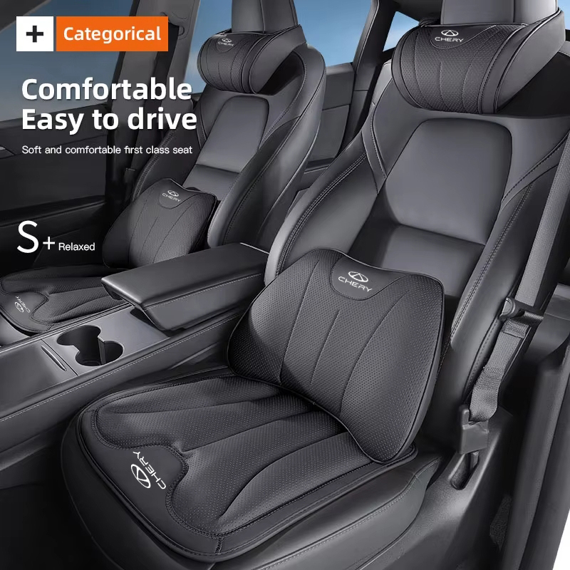 مسند رأس ودعامة ظهر من الفوم ذ - مراجعة Memory Foam Car Neck Pillow Lumbar Support وسعره