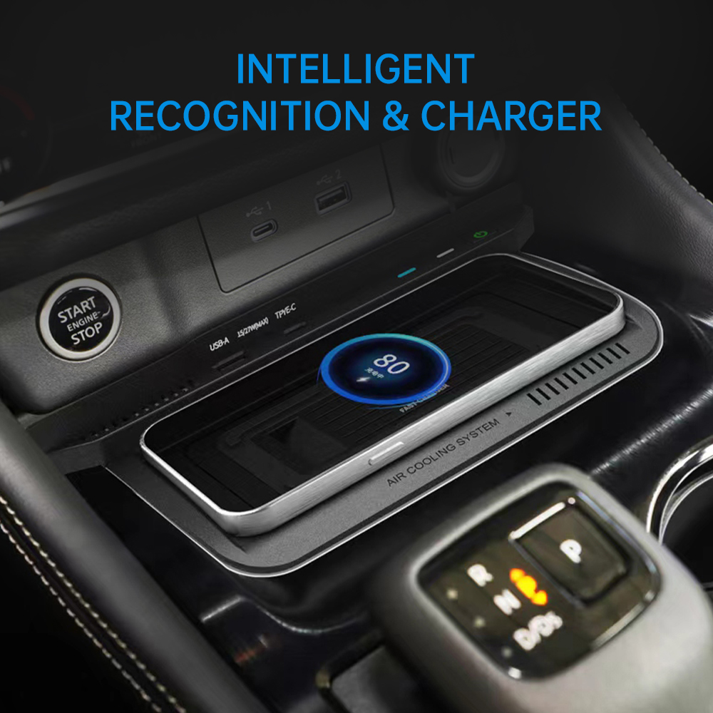 شاحن لاسلكي للسيارة بقوة 15 وا - مراجعة Wireless Car Charger Mount Fast Charging وسعره