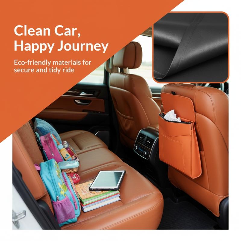 سلة قمامة للسيارة مقاومة للماء - مراجعة Waterproof Car Trash Can With Lid وسعره