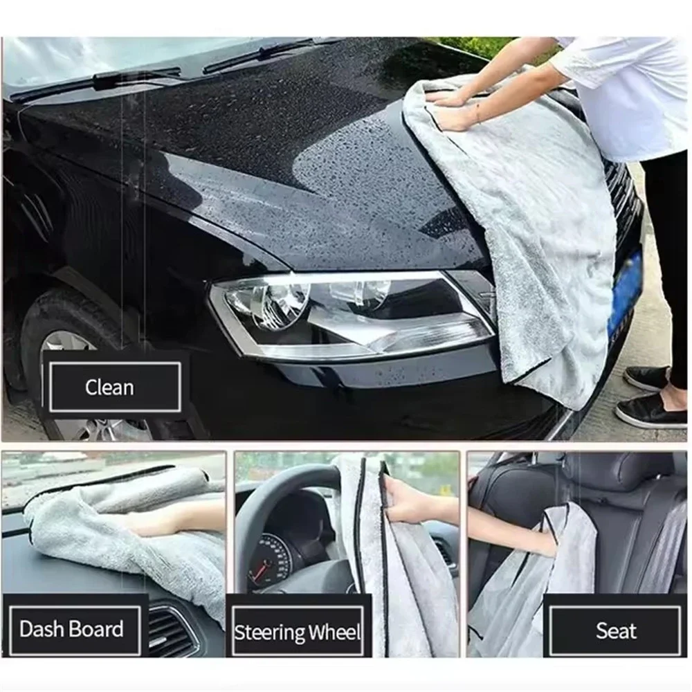 منشفة من الألياف الدقيقة لغسيل - مراجعة Microfiber Car Drying Towel Super Absorbent وسعره