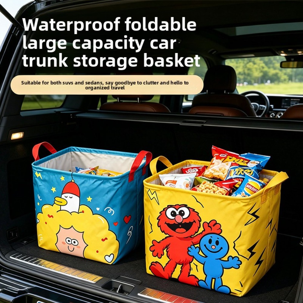 صندوق تخزين قابل للطي لصندوق ا - مراجعة Car Trunk Organizer Foldable Storage Box وسعره