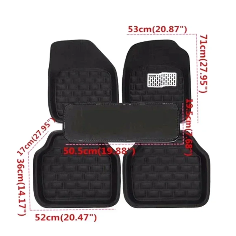 الحصير سيارة جلدية فاخرة جديدة - مراجعة Car Floor Mats Universal Waterproof Leather وسعره