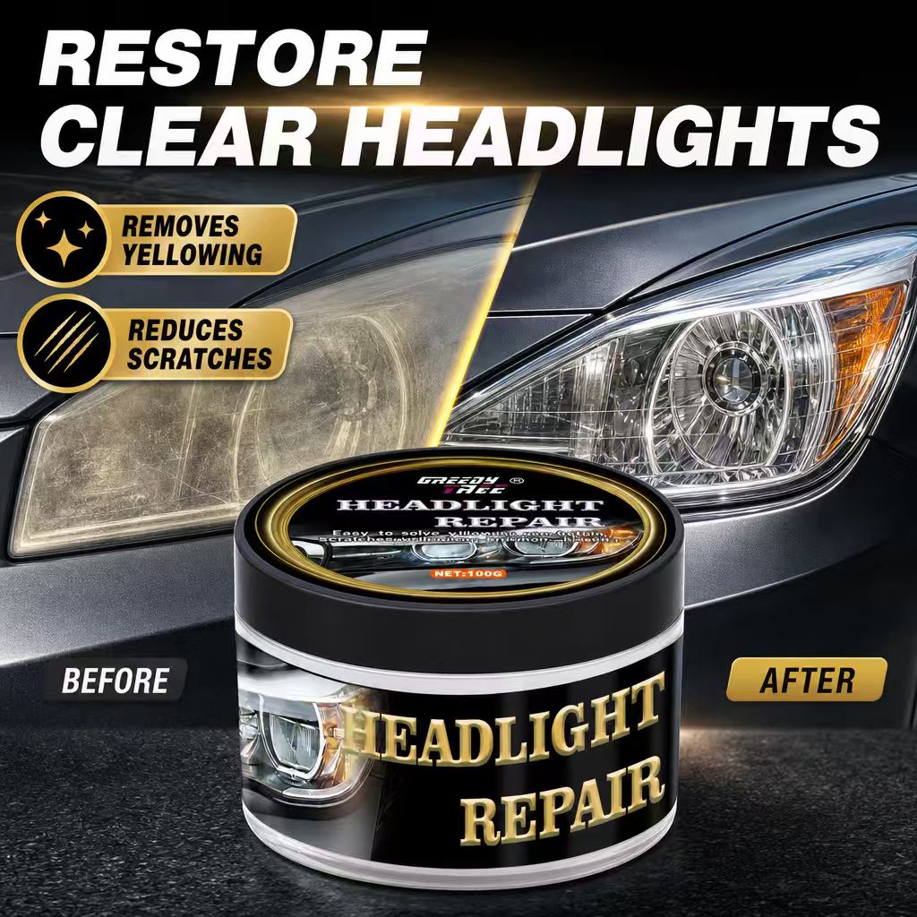 معجون تلميع وإصلاح مصابيح السي - مراجعة Car Scratch Repair Polishing Wax Paste وسعره