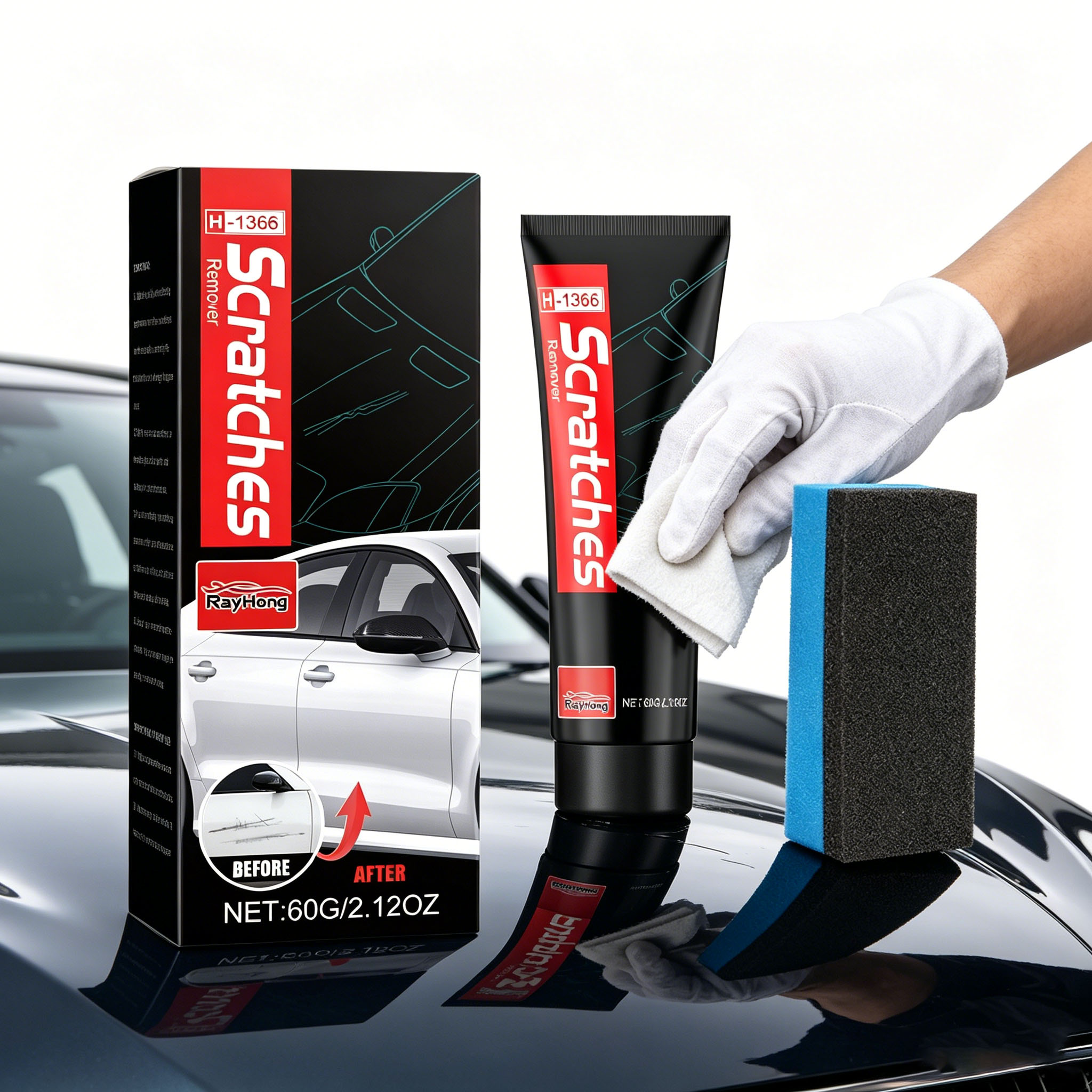 معجون إزالة خدوش السيارات، يزي - مراجعة Car Scratch Repair Polishing Wax Paste وسعره